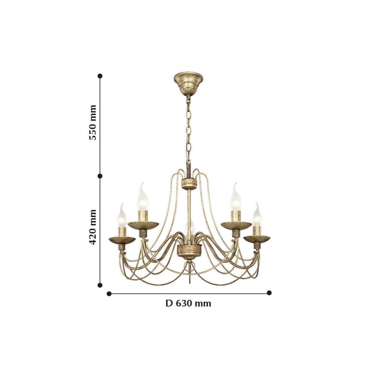 картинка Подвесная люстра F-Promo Chateau 2163-5P от магазина pro-decor.kz