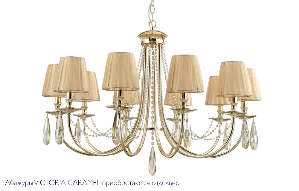 картинка Люстра Crystal Lux VICTORIA 3340/310 от магазина pro-decor.kz