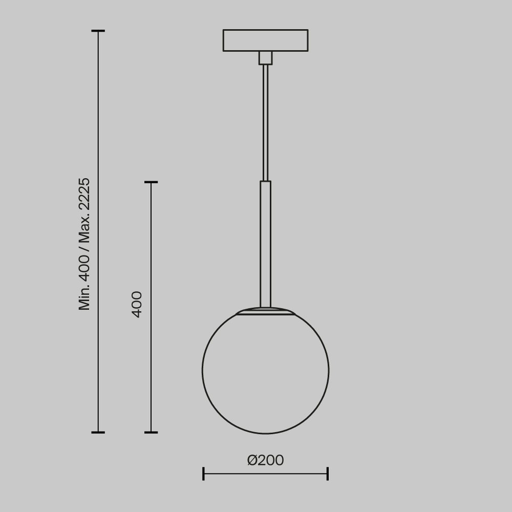 картинка Подвесной светильник Maytoni MOD321PL-01B1 Basic form от магазина pro-decor.kz