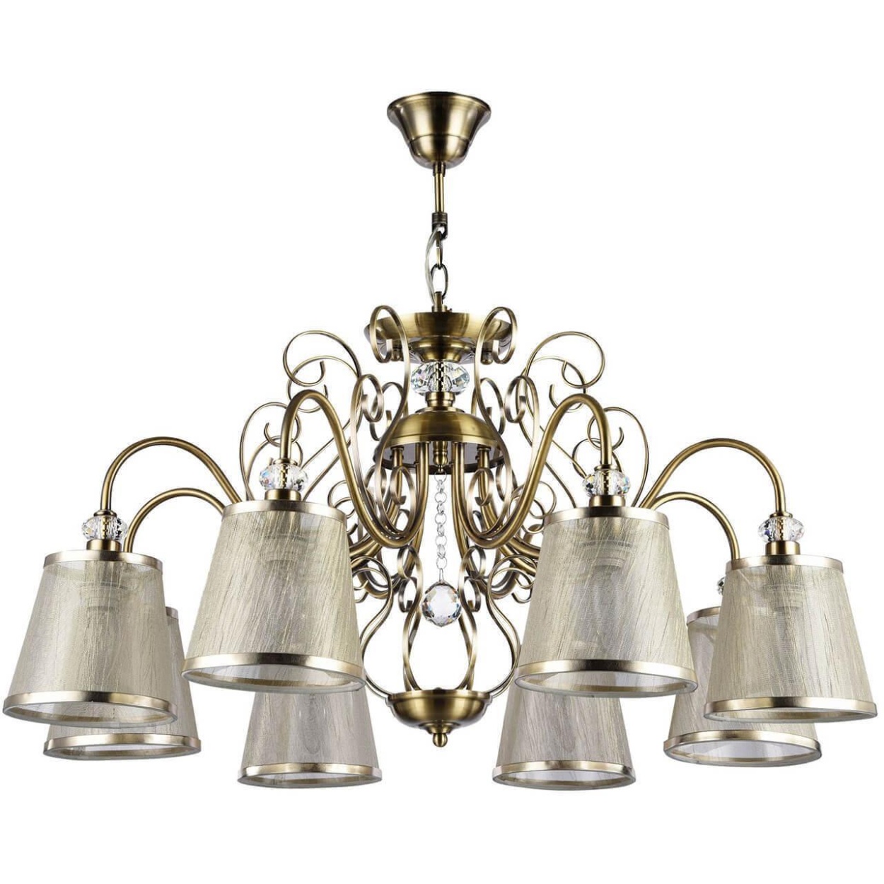 картинка Подвесная люстра Freya Driana FR2405-PL-08-BZ от магазина pro-decor.kz