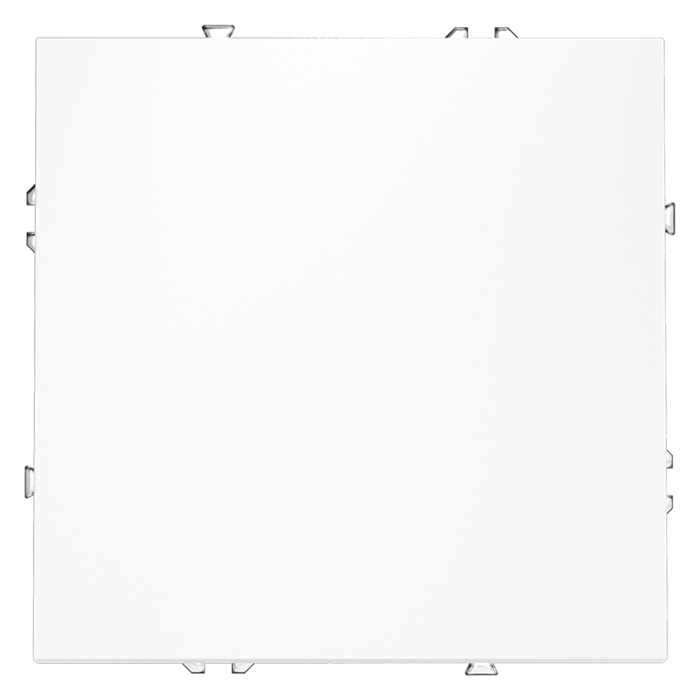 картинка Выключатель встраиваемый VOLTUM S70 одноклавишный 10А, (белый матовый) VLS010102 от магазина pro-decor.kz