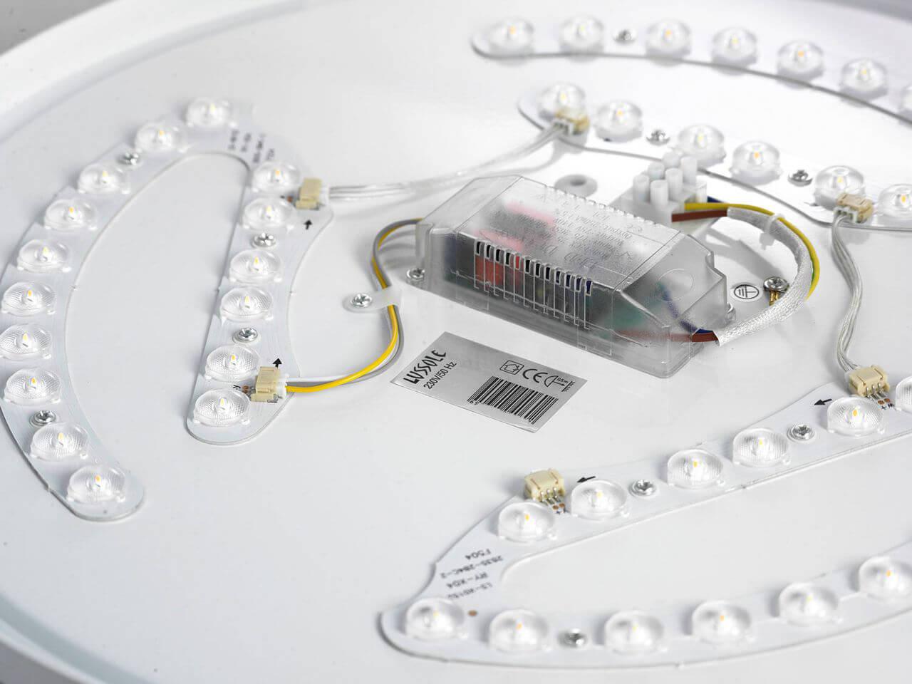 картинка Потолочный светодиодный светильник Lussole Lgo Moonlight LSP-8312 от магазина pro-decor.kz