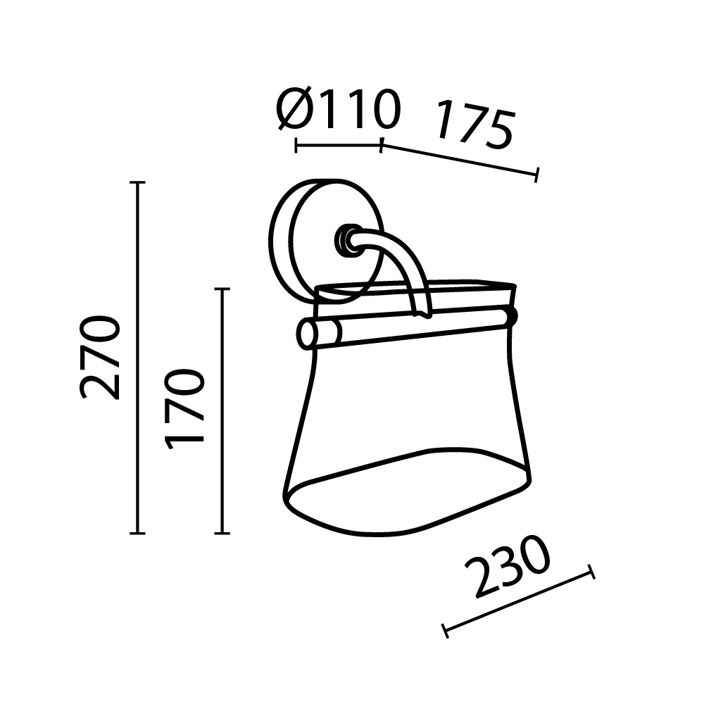 картинка Настенный светильник (бра) Maytoni MOD170WL-L8BS3K2 от магазина pro-decor.kz