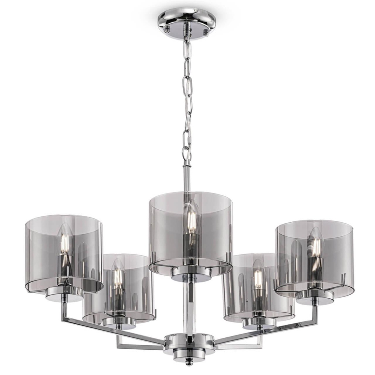 картинка Подвесная люстра Freya Karen FR5096PL-05CH от магазина pro-decor.kz