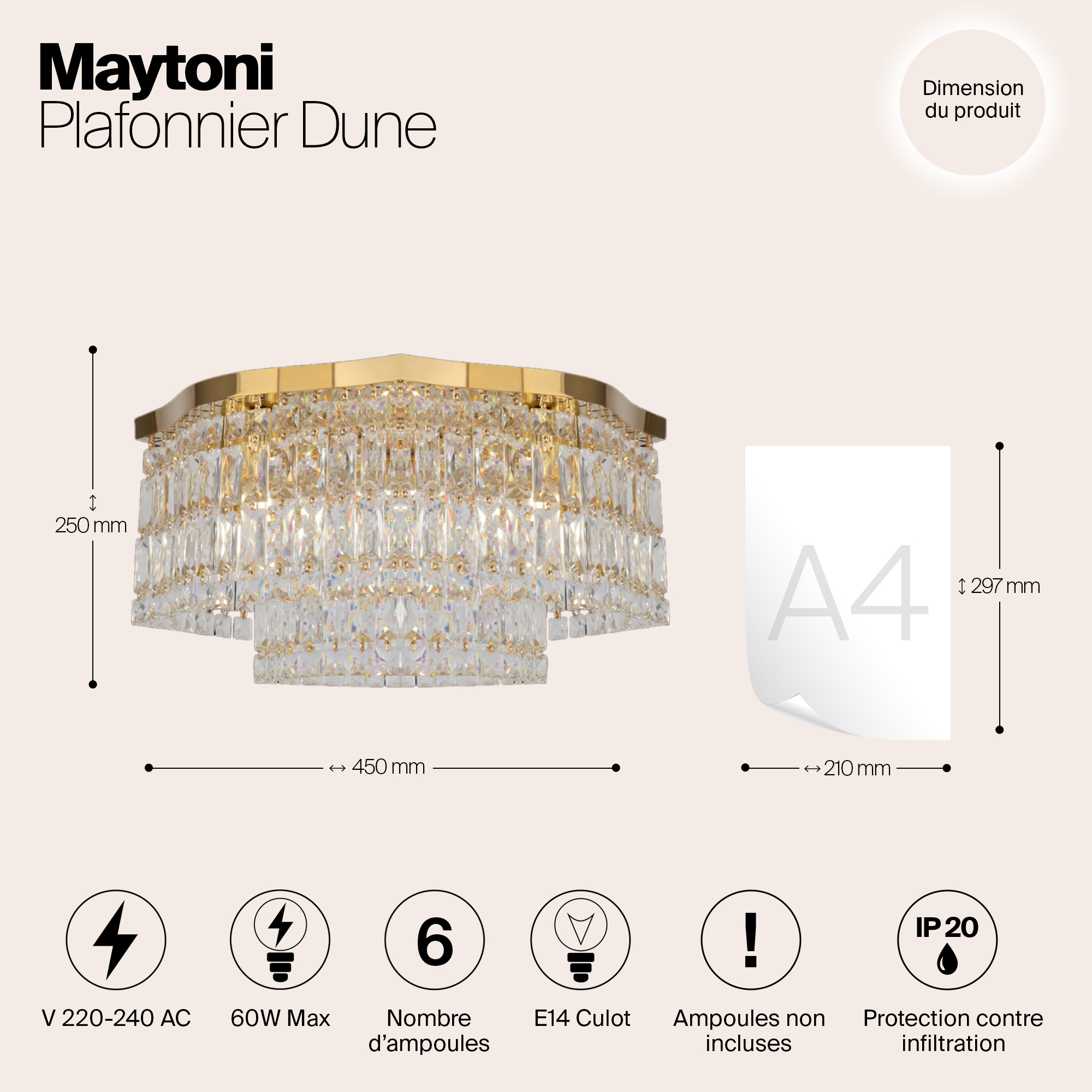 картинка Потолочный светильник Maytoni DIA005CL-06G магазин pro-decor.kz являющийся официальным дистрибьютором в Казахстане картинка Потолочный светильник Maytoni DIA005CL-06G от магазина pro-decor.kz