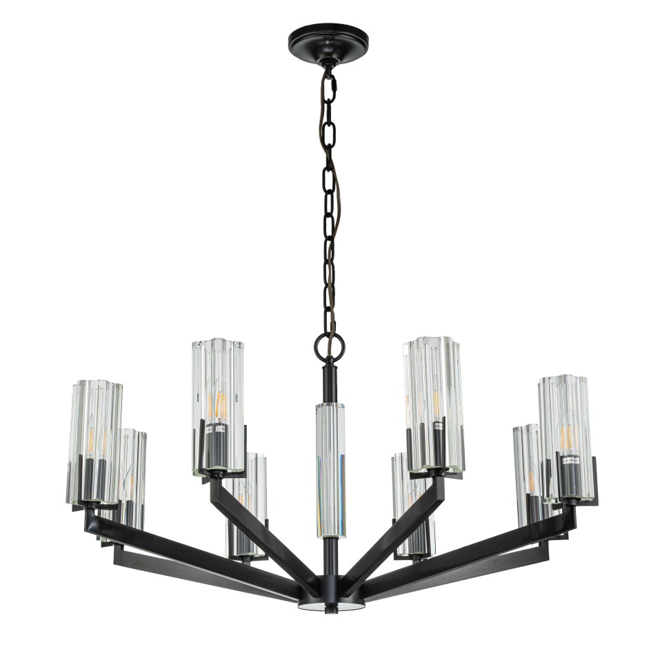 картинка Подвесная люстра Belfast Malone 6035-8 BL CL  от магазина pro-decor.kz