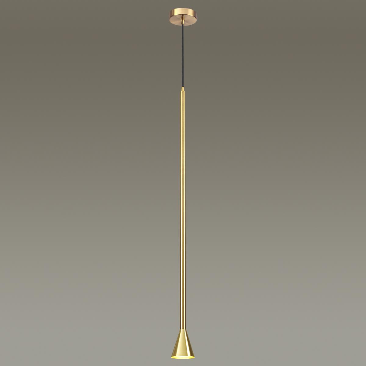 картинка Подвесной светильник Odeon Light Hightech Pipa 3884/1G от магазина pro-decor.kz