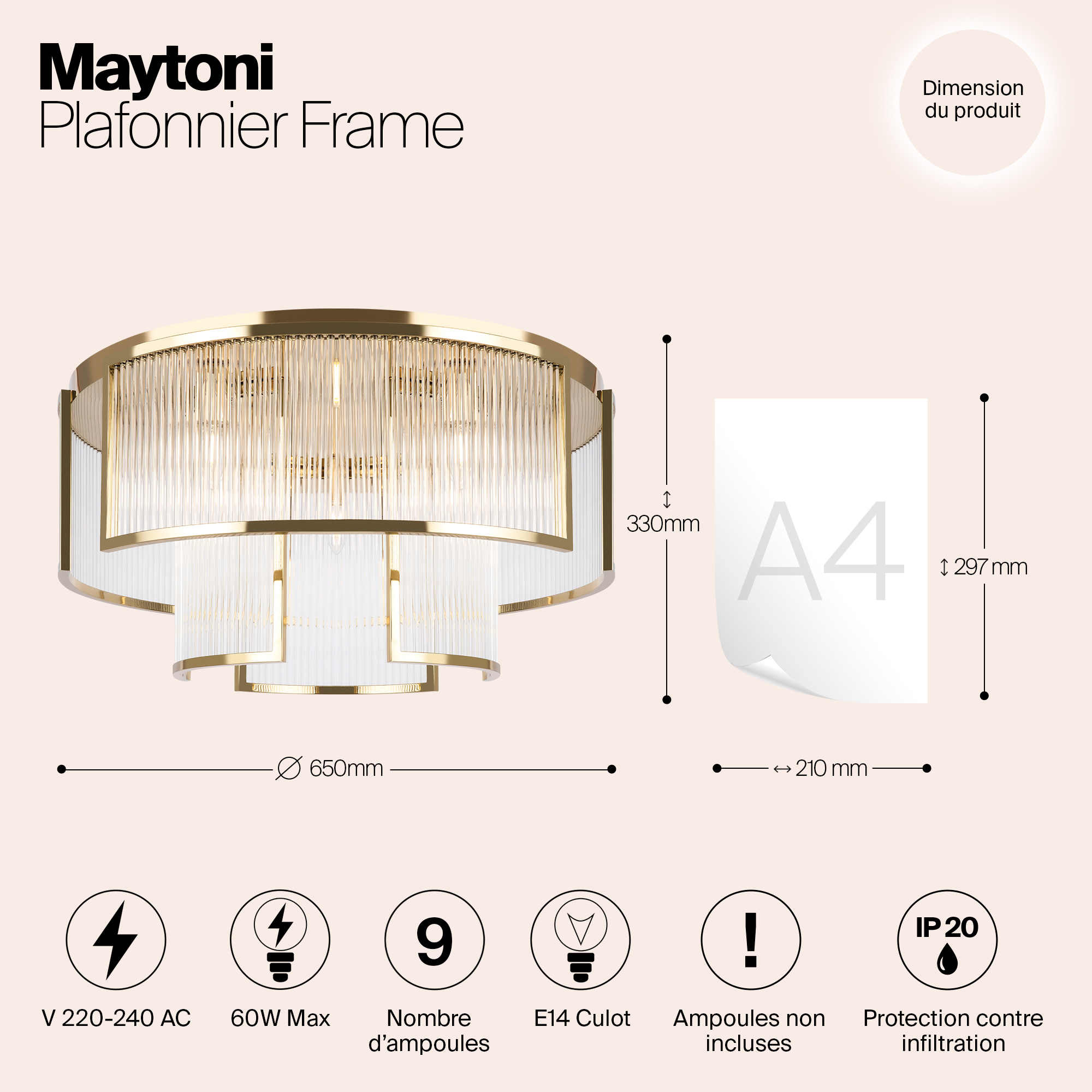 картинка Люстра Maytoni MOD174CL-09G магазин pro-decor.kz являющийся официальным дистрибьютором в Казахстане картинка Люстра Maytoni MOD174CL-09G от магазина pro-decor.kz