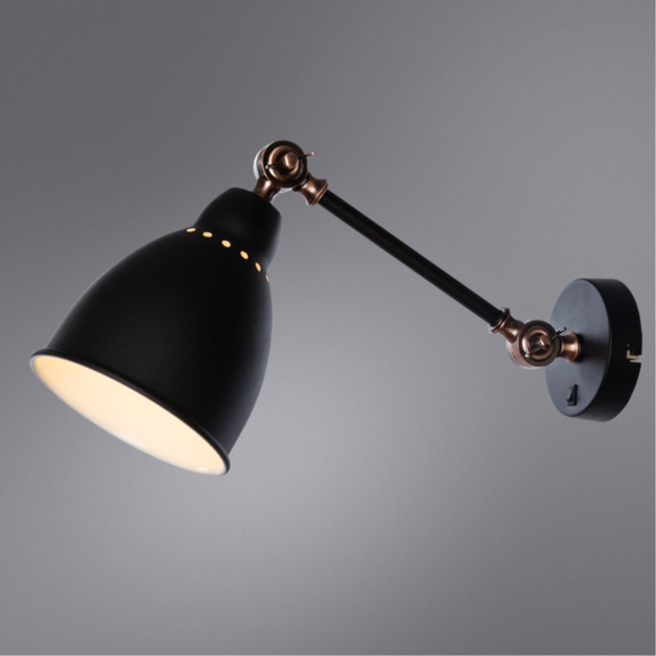 картинка Спот Arte Lamp Braccio A2054AP-1BK от магазина pro-decor.kz