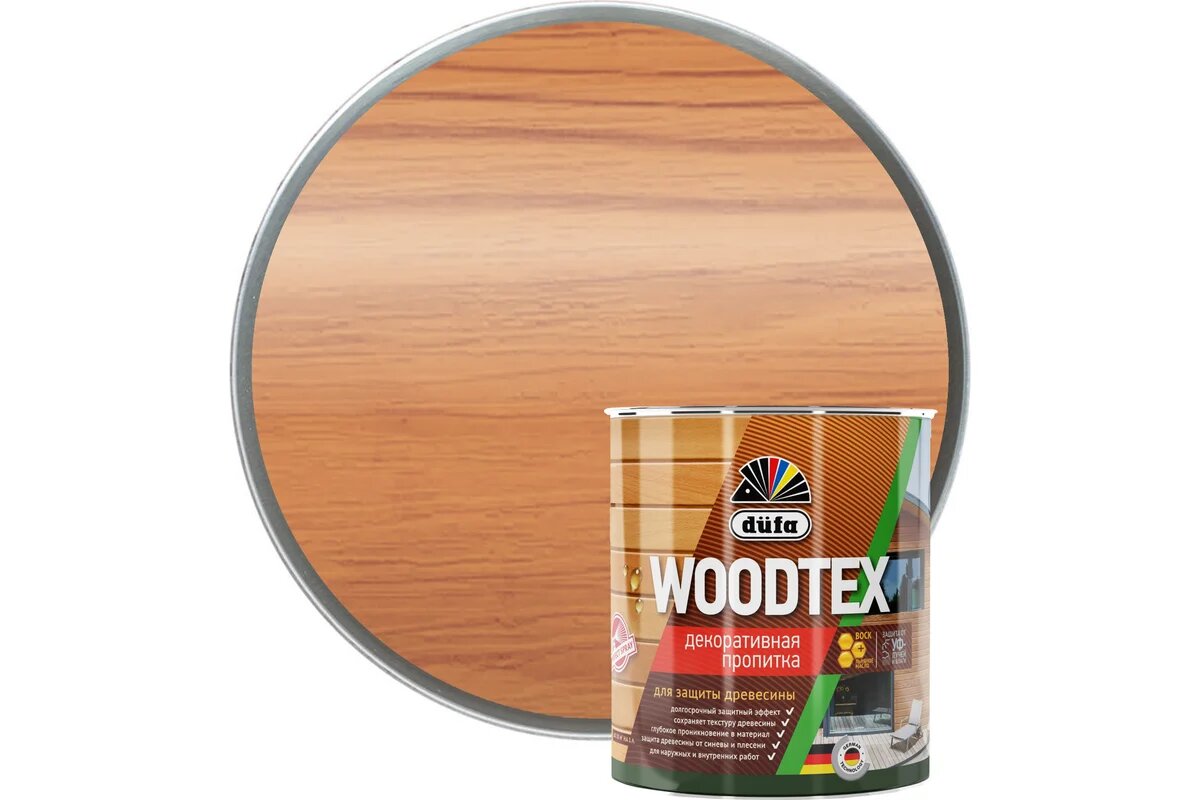 Купить Dufa Пропитка WOOD TEX орегон 3л Dufa Пропитка WOOD TEX орегон 3л