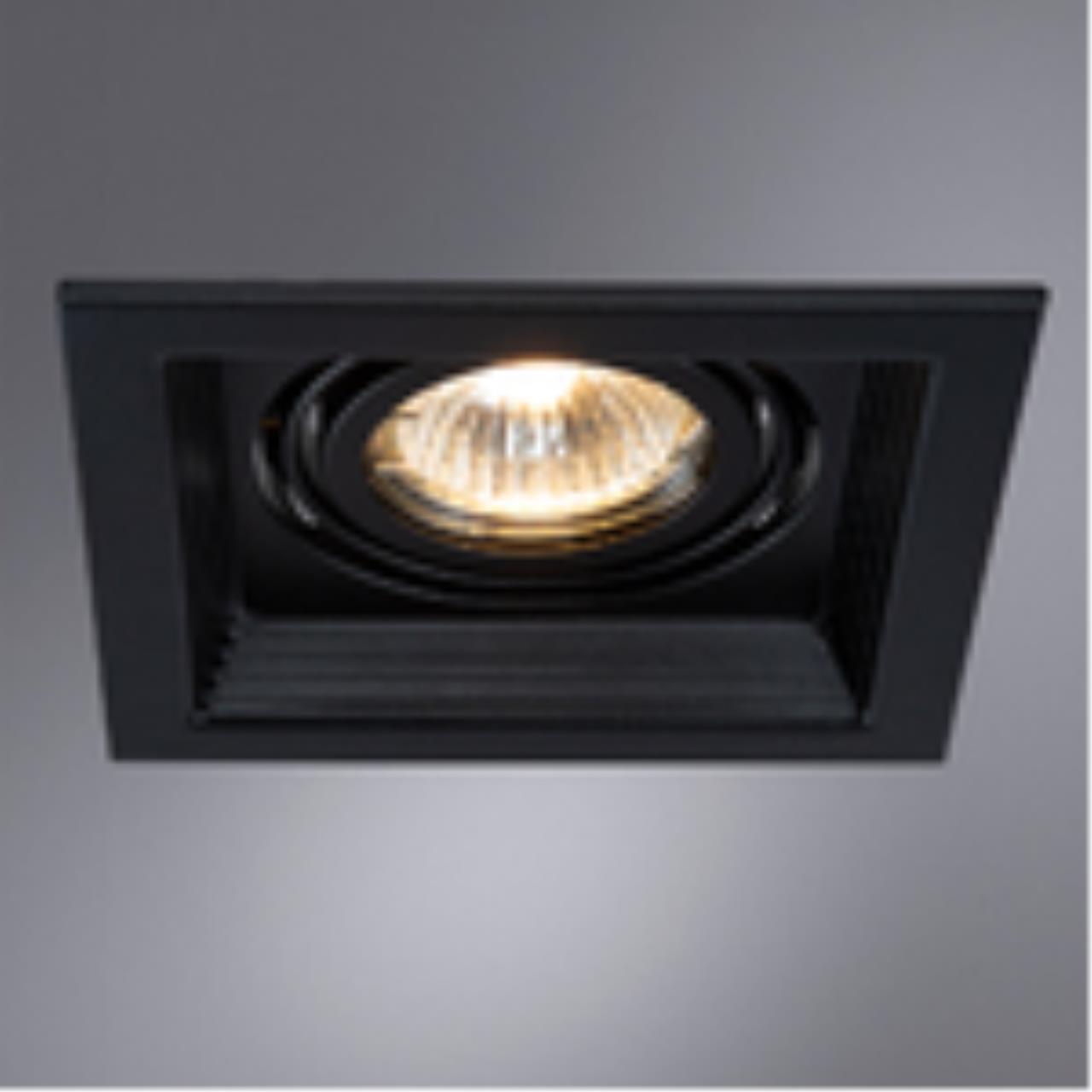 картинка Встраиваемый светильник Arte Lamp Canis A6661PL-1BK от магазина pro-decor.kz
