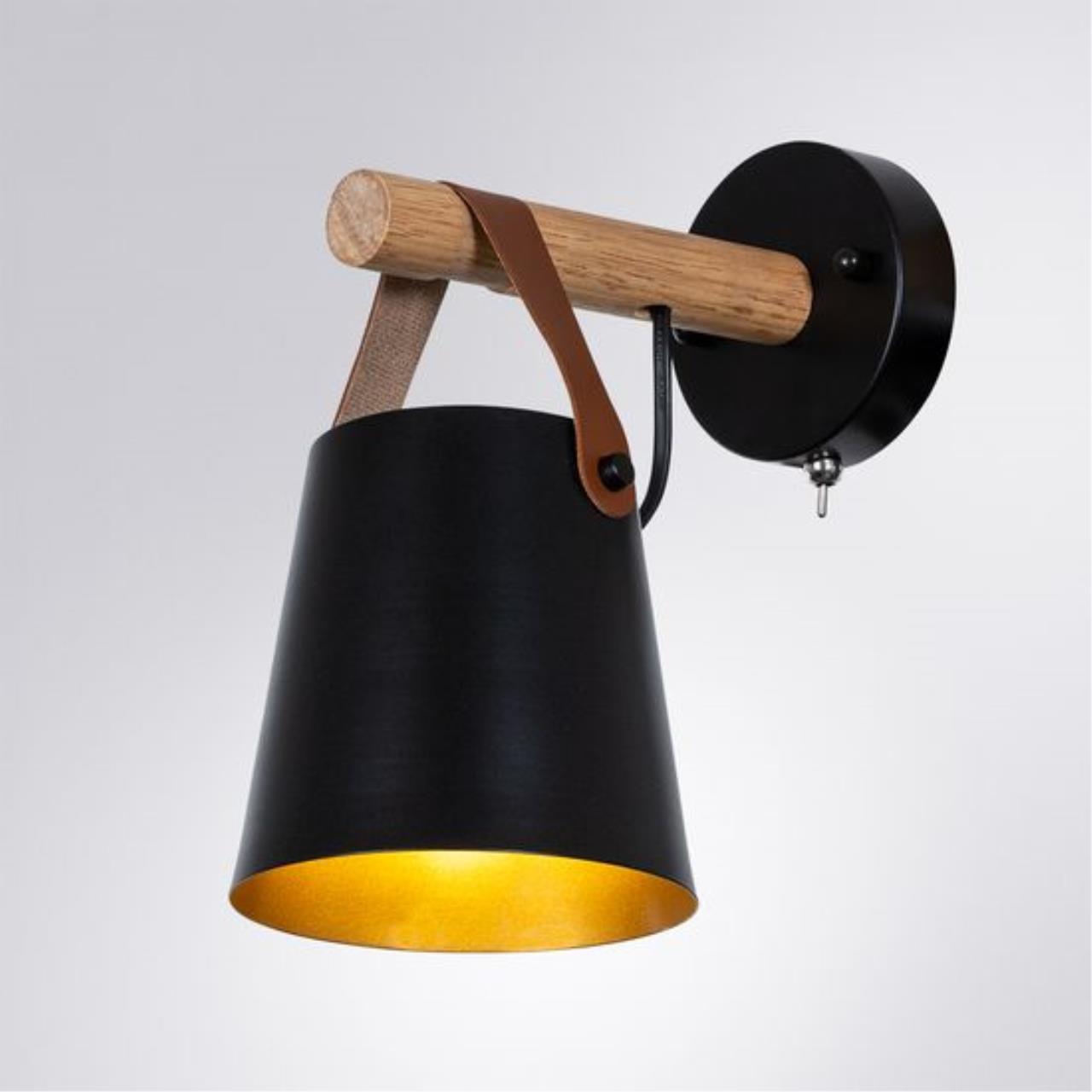 картинка Светильник настенный Arte Lamp THOMAS A7032AP-1BK от магазина pro-decor.kz