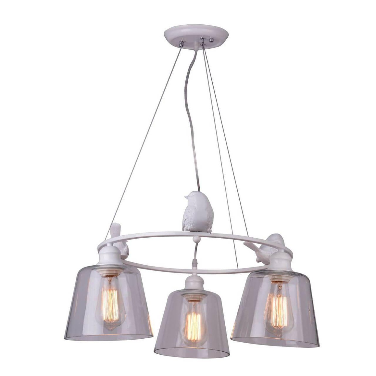 картинка Подвесной светильник Arte Lamp Passero A4289LM-3WH магазин pro-decor.kz являющийся официальным дистрибьютором в Казахстане картинка Подвесной светильник Arte Lamp Passero A4289LM-3WH от магазина pro-decor.kz