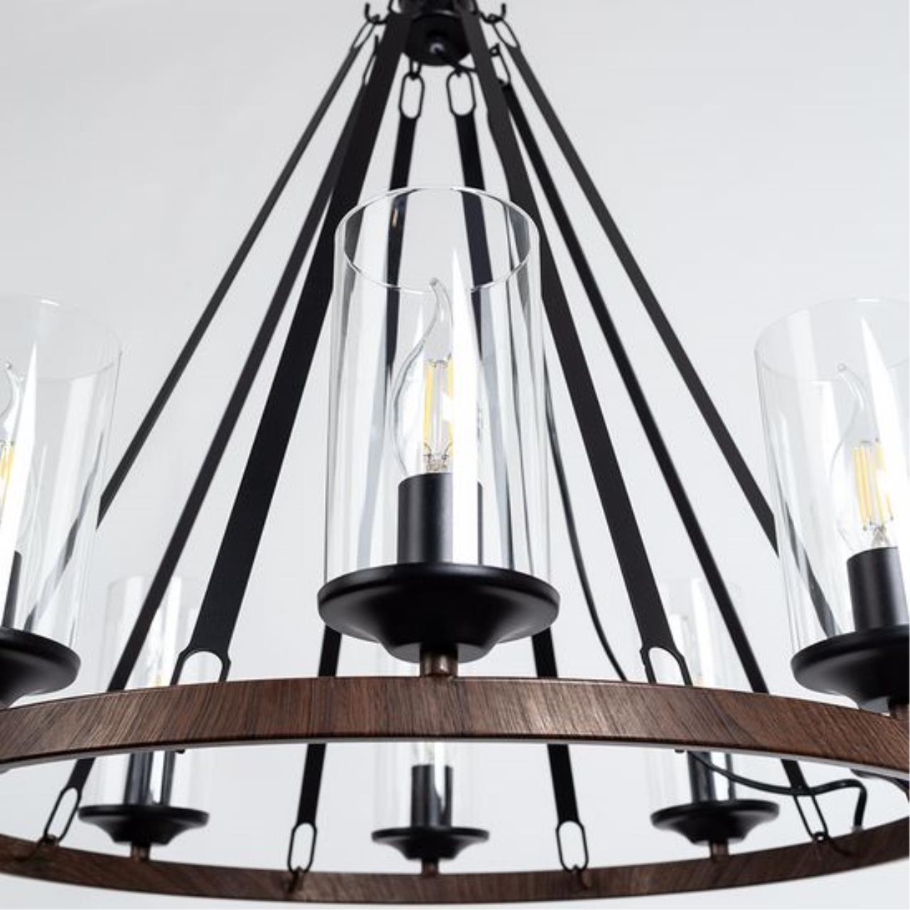 картинка Подвесной светильник Arte Lamp DALIM A7014SP-8BK от магазина pro-decor.kz