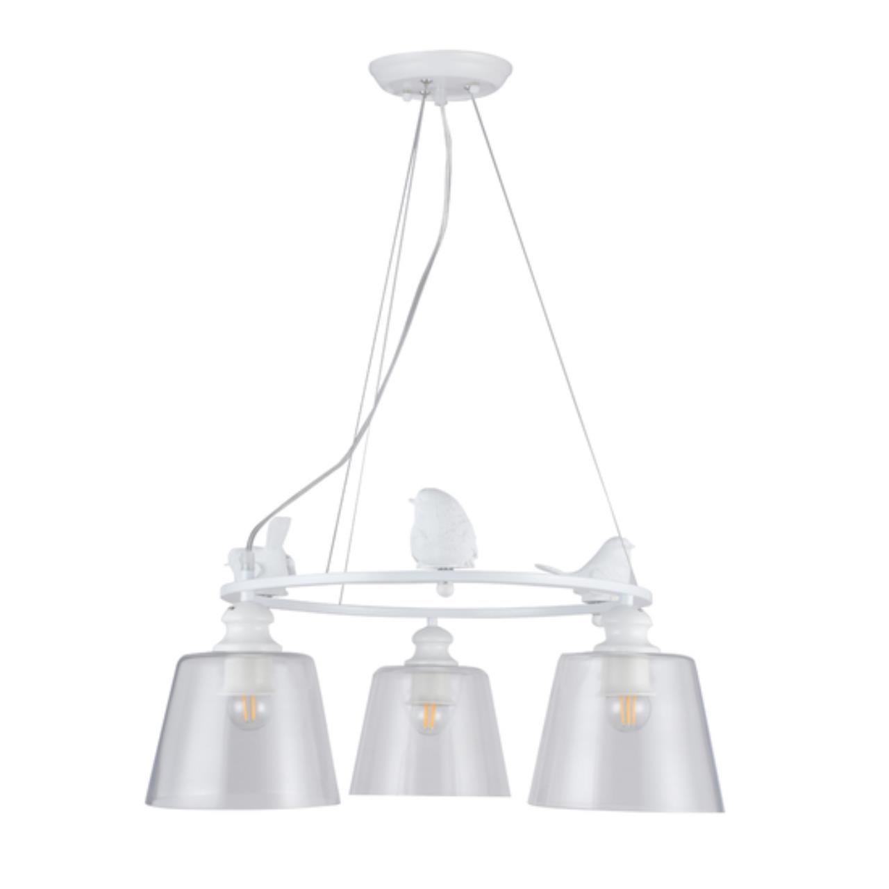 картинка Подвесной светильник Arte Lamp Passero A4289LM-3WH магазин pro-decor.kz являющийся официальным дистрибьютором в Казахстане картинка Подвесной светильник Arte Lamp Passero A4289LM-3WH от магазина pro-decor.kz