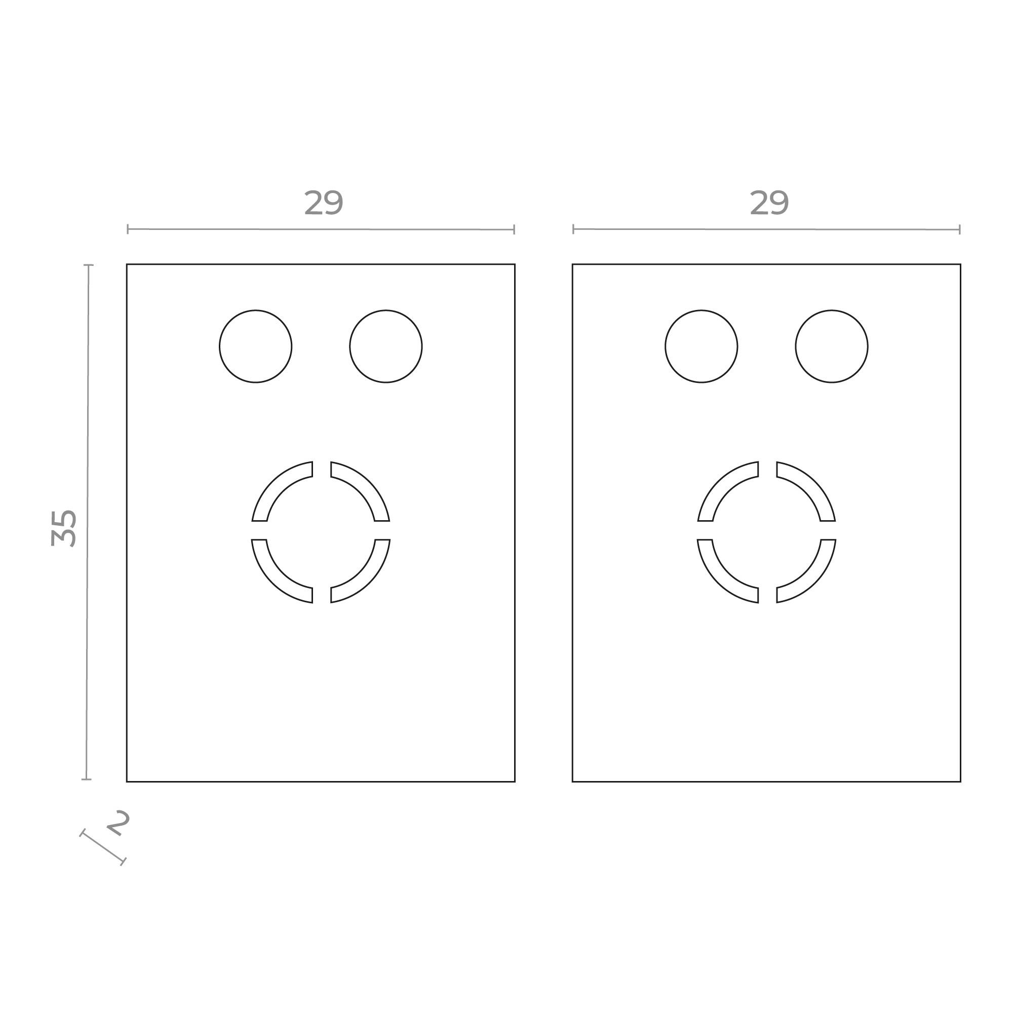 картинка ST069.409.12 Торцевая заглушка SKYFLAT ST-Luce Черный от магазина pro-decor.kz