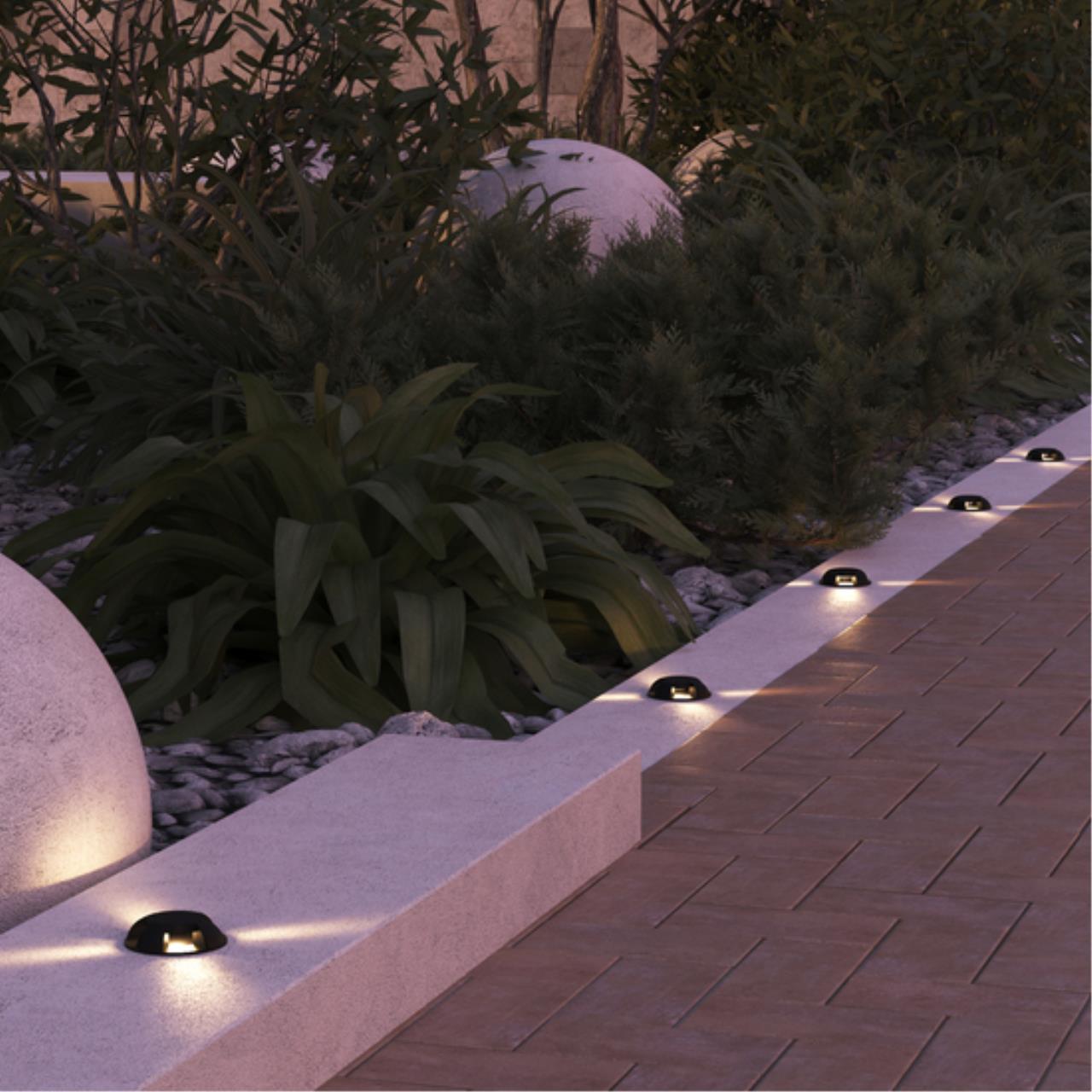 картинка Встраиваемый уличный светильник Arte Lamp PIAZZA A3221IN-4BK от магазина pro-decor.kz