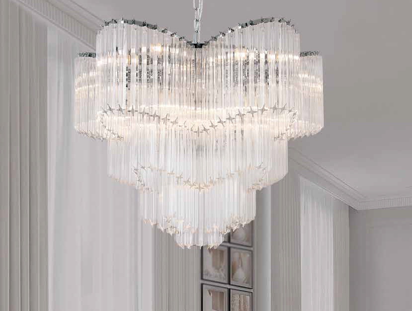 картинка NEWPORT 8900 8918/C nickel, Люстра от магазина pro-decor.kz