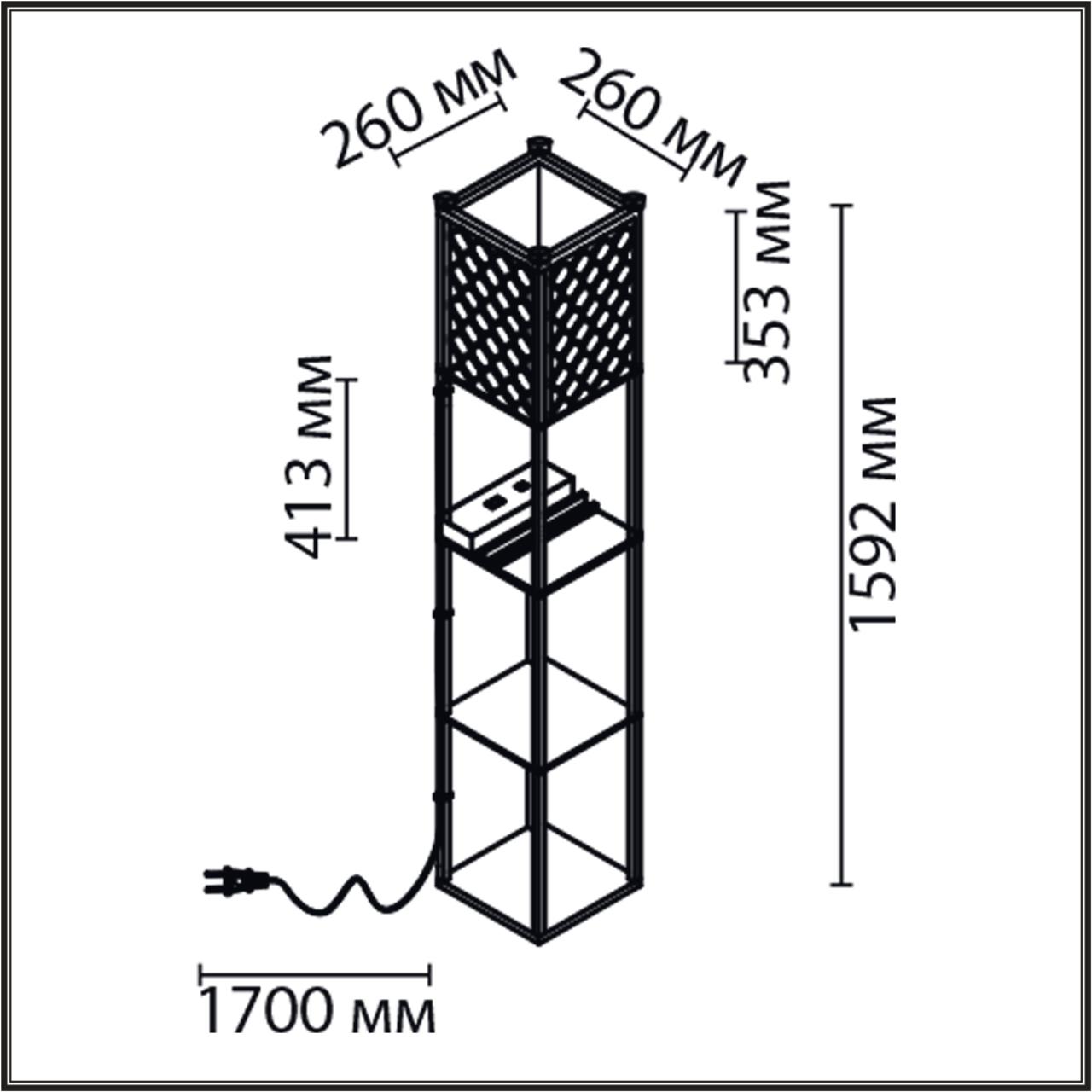 картинка 8093/1F Lumion Торшер PRACTIC от магазина pro-decor.kz