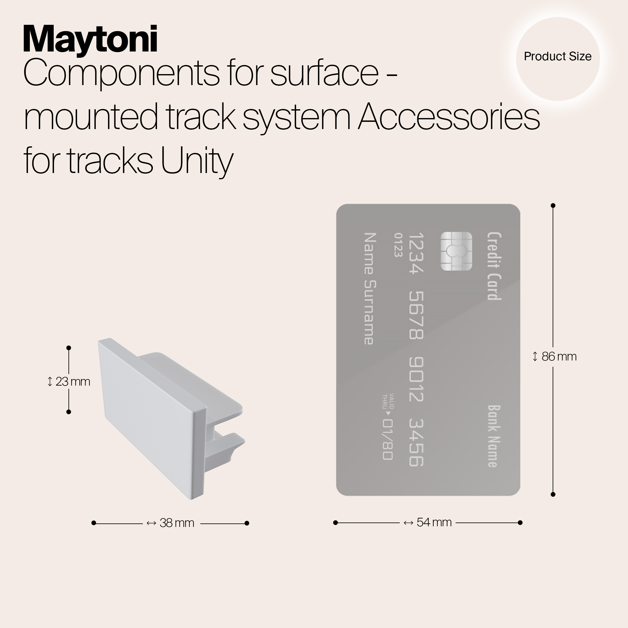 картинка Заглушка Maytoni Track TRA001EC-11W от магазина pro-decor.kz