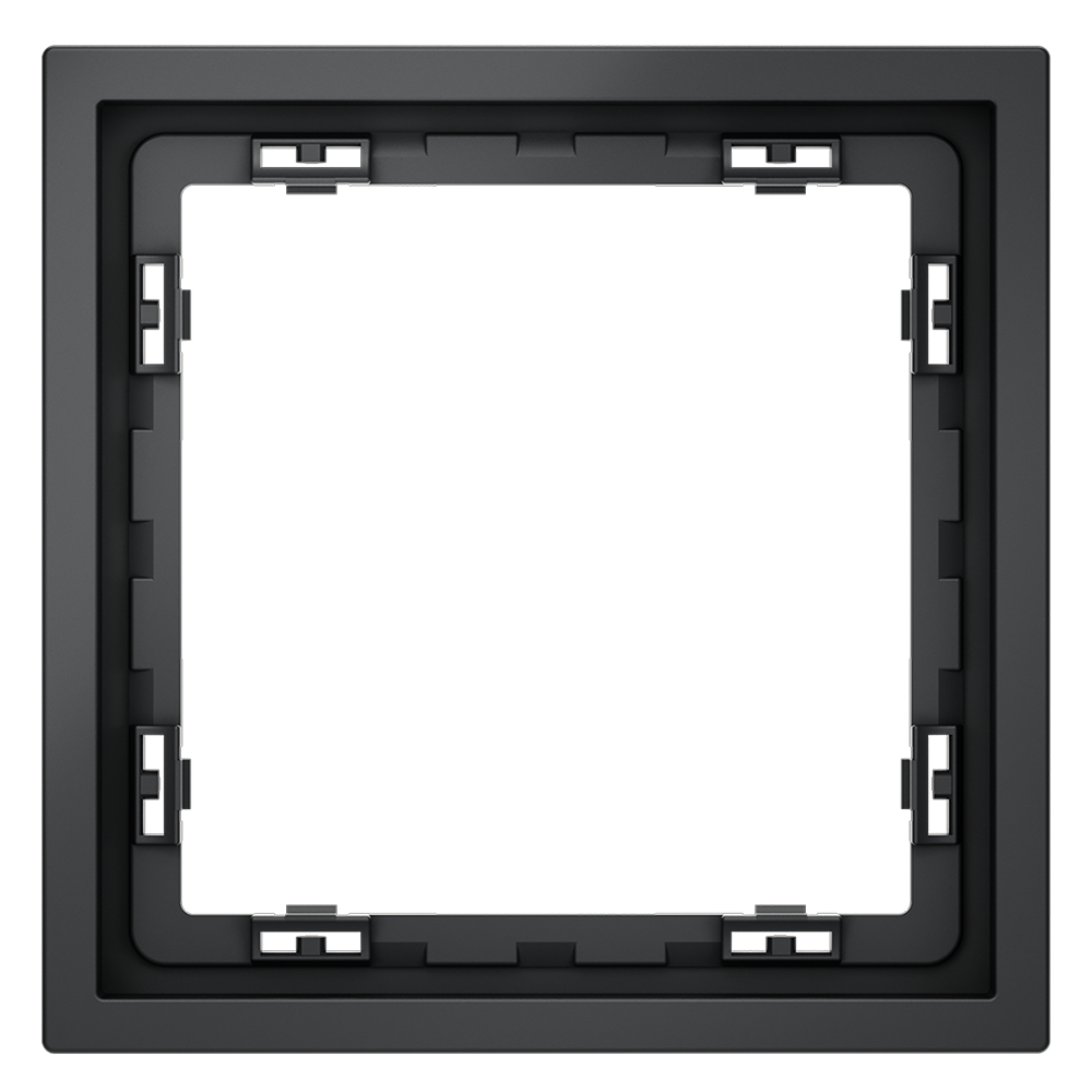 картинка Рамка пластиковая VOLTUM S70 на 1 пост, (графит) VLS100107 от магазина pro-decor.kz