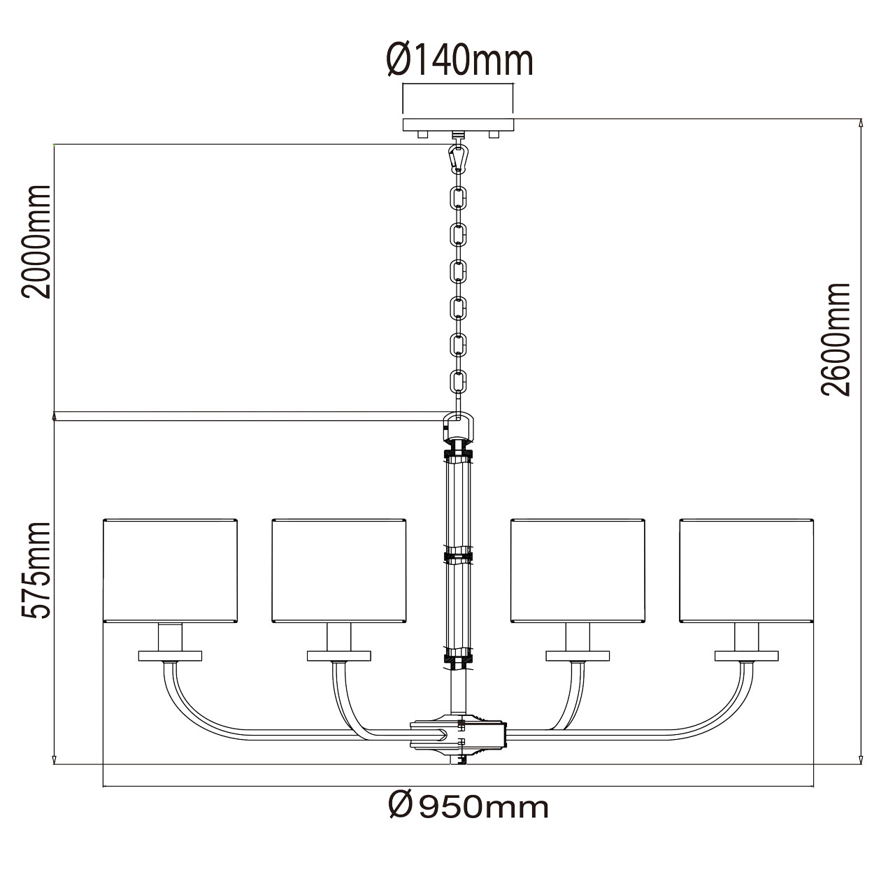 картинка Подвесная люстра Chiaro Палермо 386017008 от магазина pro-decor.kz