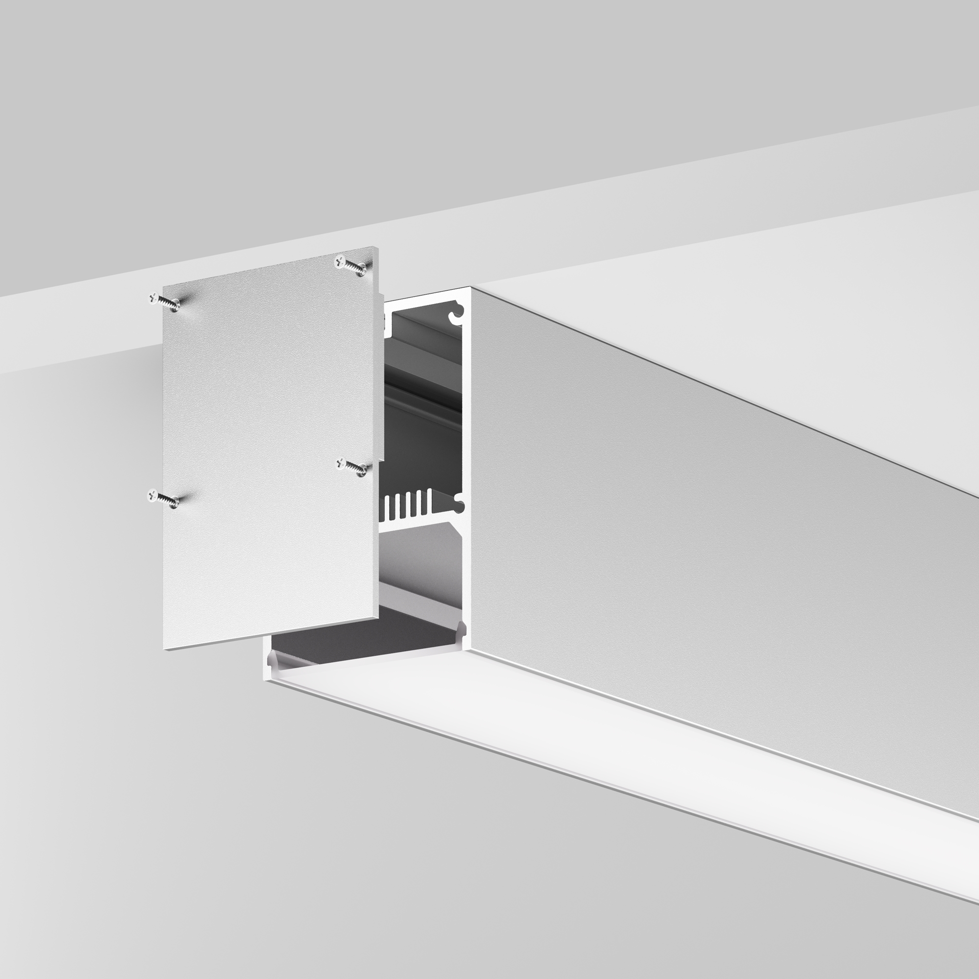 картинка Алюминиевый профиль накладной-подвесной 50х70 Maytoni ledstrip 633016 магазин pro-decor.kz являющийся официальным дистрибьютором в Казахстане картинка Алюминиевый профиль накладной-подвесной 50х70 Maytoni ledstrip 633016 от магазина pro-decor.kz
