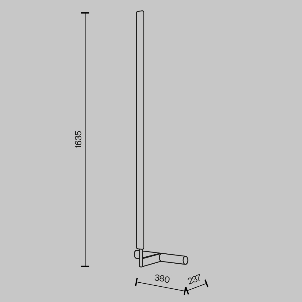 картинка Напольный светильник (торшер) Maytoni MOD214FL-L20B3K1 COMBO от магазина pro-decor.kz