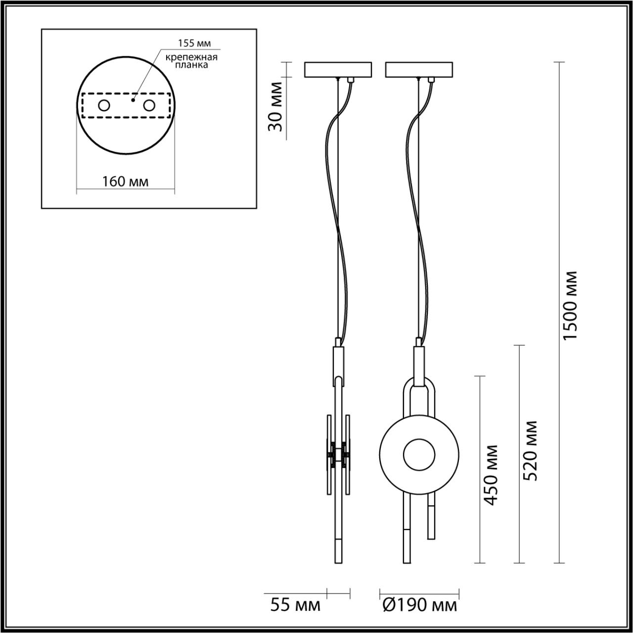 картинка 5407/12L MODERN Odeon Light Подвесной светильник от магазина pro-decor.kz