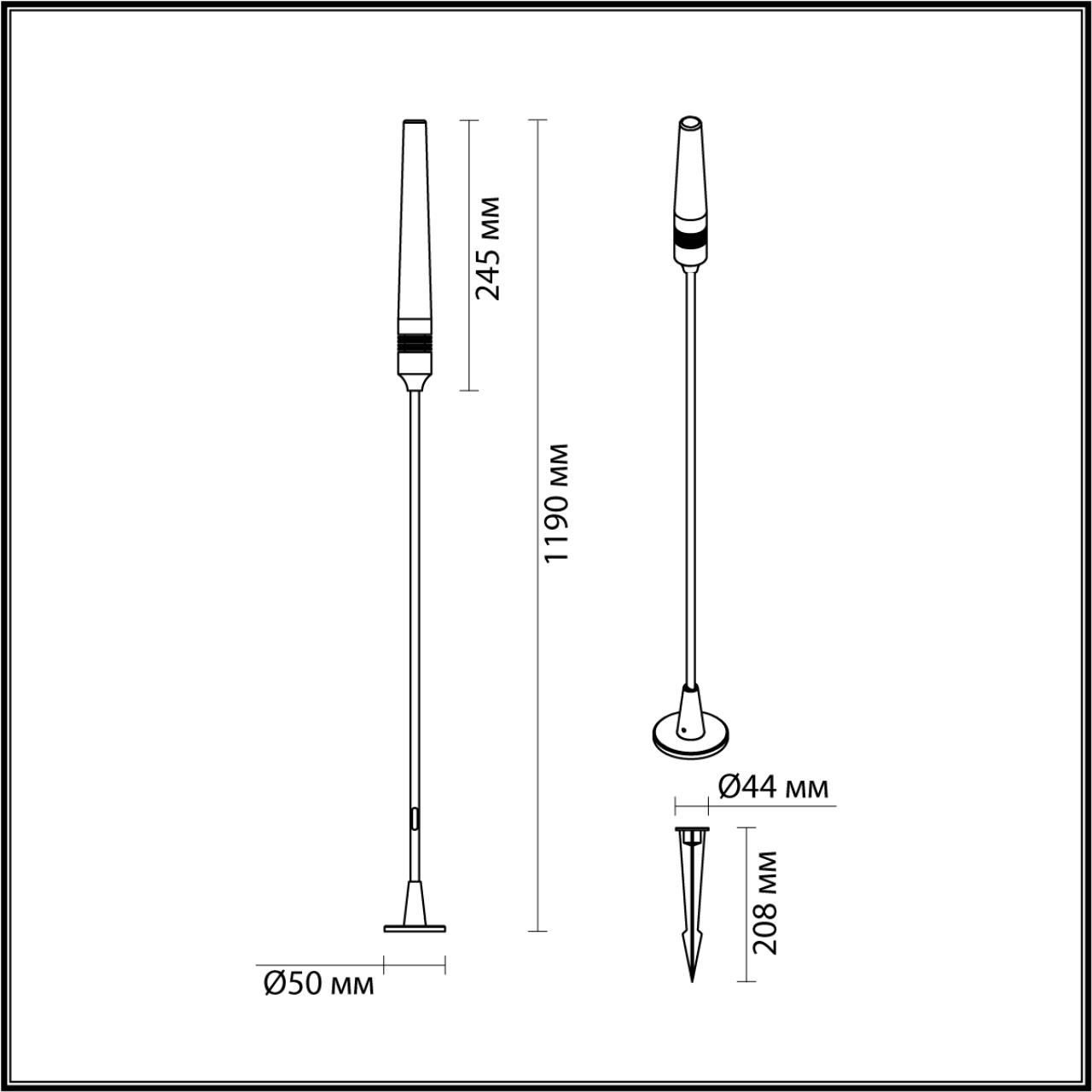 картинка 7020/4GB Odeon Light Ландшафтный светильник CANNA (нужен драйвер 357781/357782) магазин pro-decor.kz являющийся официальным дистрибьютором в Казахстане картинка 7020/4GB Odeon Light Ландшафтный светильник CANNA (нужен драйвер 357781/357782) от магазина pro-decor.kz