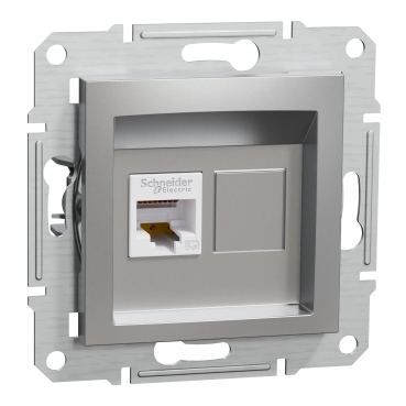 картинка Розетка компьютерная кат.5e UTP, RJ45, Schneider Electric EPH4300161 магазин pro-decor.kz являющийся официальным дистрибьютором в Казахстане картинка Розетка компьютерная кат.5e UTP, RJ45, Schneider Electric EPH4300161 от магазина pro-decor.kz