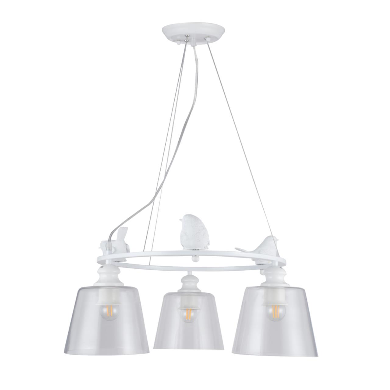 картинка Подвесной светильник Arte Lamp Passero A4289LM-3WH магазин pro-decor.kz являющийся официальным дистрибьютором в Казахстане картинка Подвесной светильник Arte Lamp Passero A4289LM-3WH от магазина pro-decor.kz