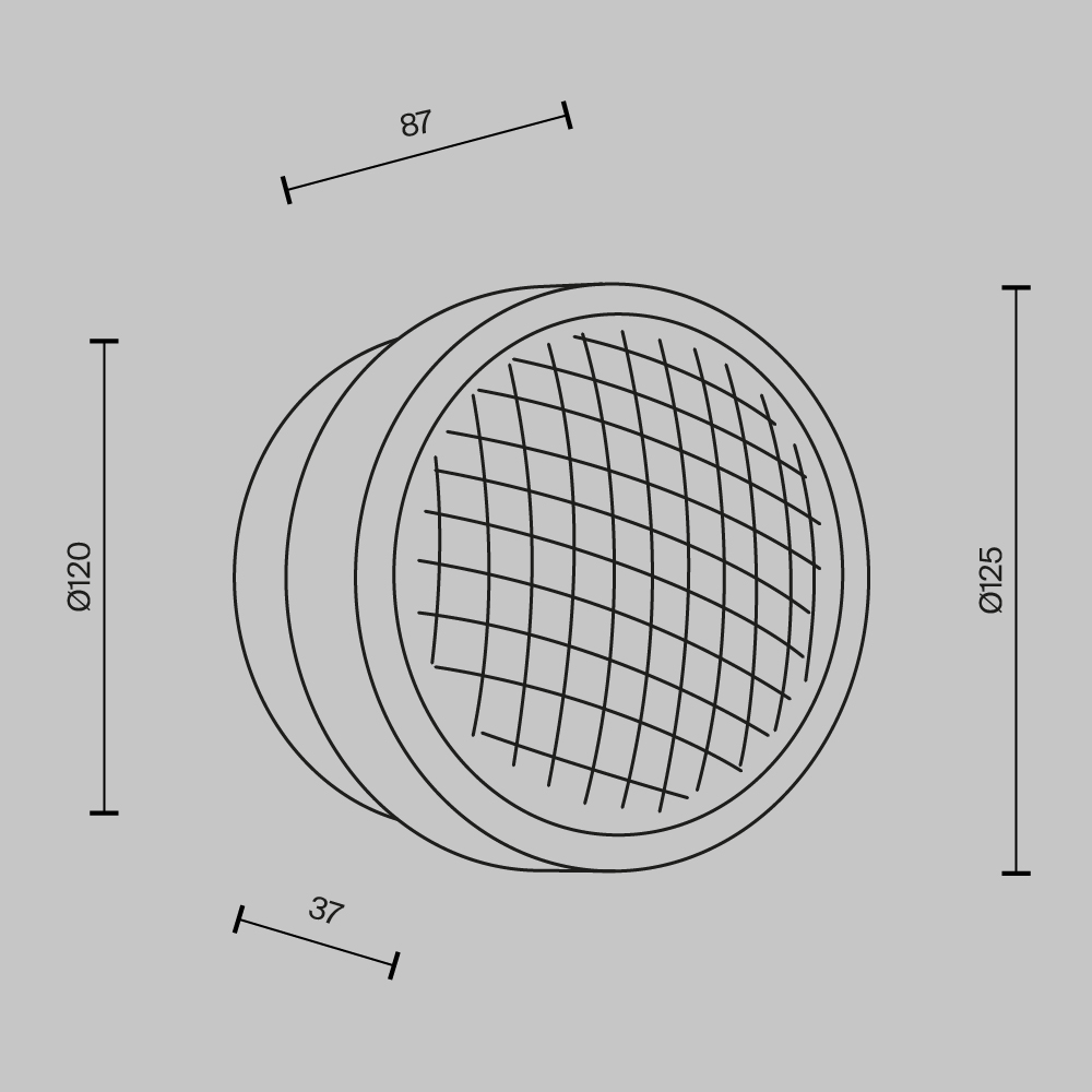 картинка Настенный светильник (бра) Maytoni MOD493WL-L6PTK Olo от магазина pro-decor.kz