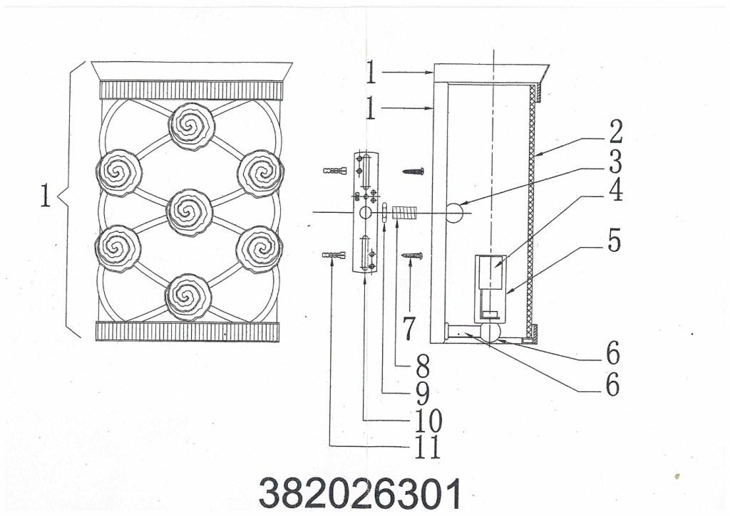 картинка Настенный светильник Chiaro Айвенго 382026301 от магазина pro-decor.kz