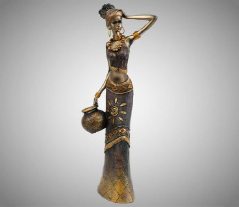 картинка Статуэтка African Lady H-255 41094 магазин pro-decor.kz являющийся официальным дистрибьютором в Казахстане картинка Статуэтка African Lady H-255 41094 от магазина pro-decor.kz