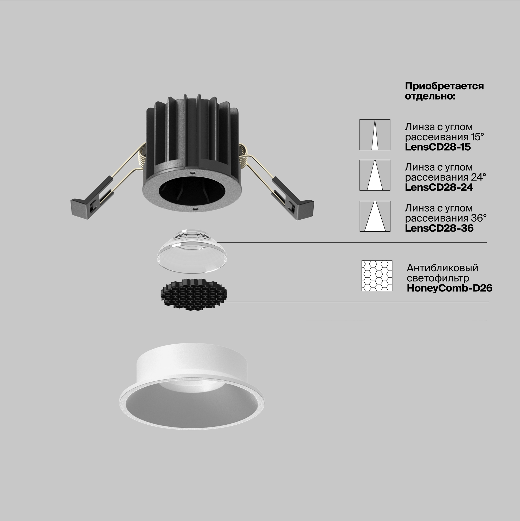 картинка Встраиваемый светильник Technical DL058-7W2.7K-W от магазина pro-decor.kz