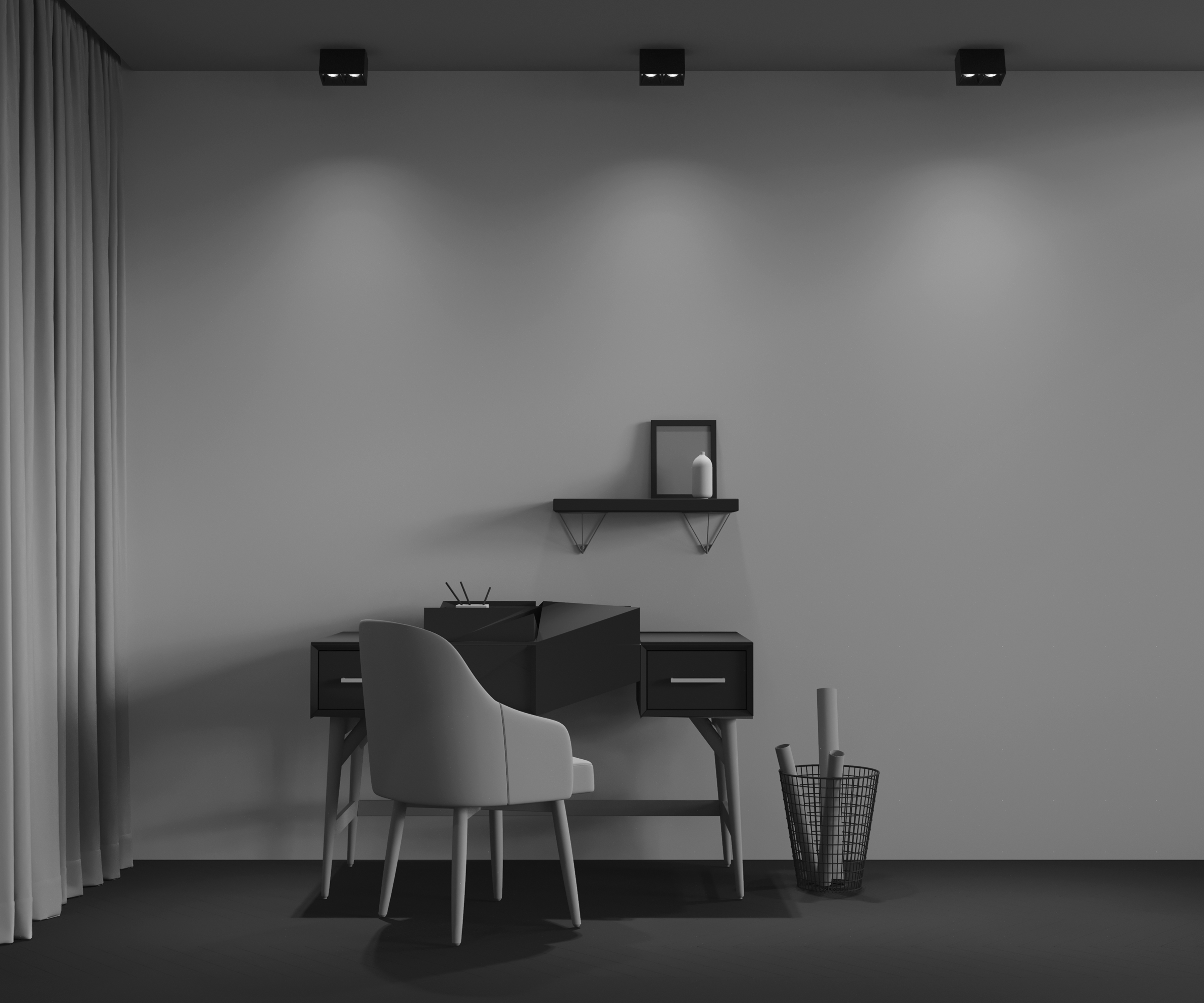 картинка Потолочный светильник Technical C065CL-02-L12W3K-B от магазина pro-decor.kz
