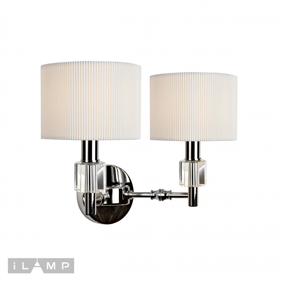 картинка Бра iLamp Alexa W2404-2 Nickel от магазина pro-decor.kz