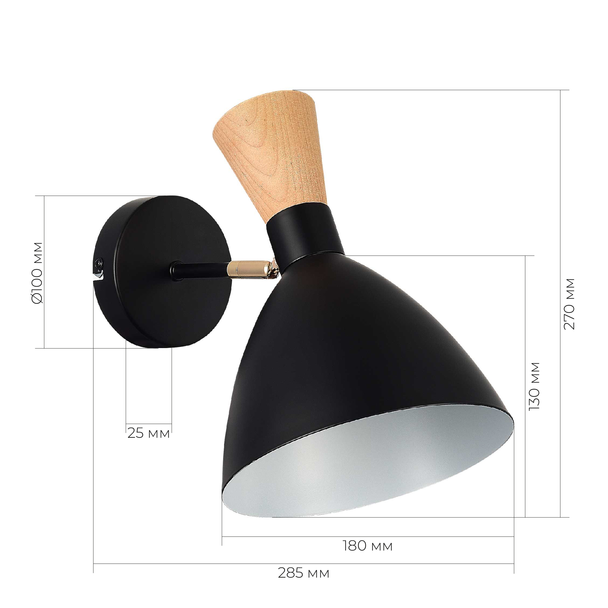 картинка SLE1256-401-01 Светильник настенный VISTA от магазина pro-decor.kz