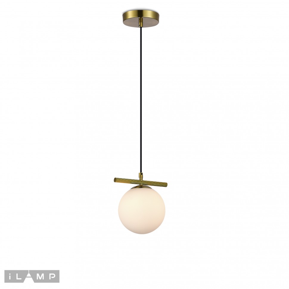 картинка Светильник подвесной iLamp Golden 2134-1 BR от магазина pro-decor.kz