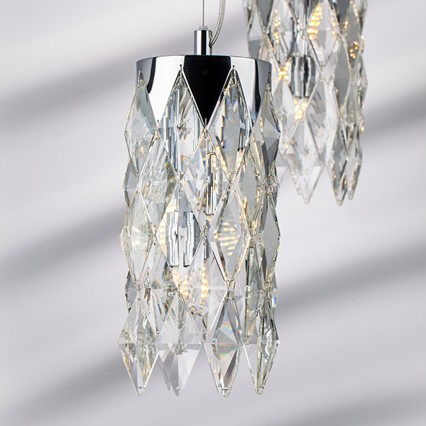 картинка 722034 Подвесной светильник LIMPIO 3х28W G9 ХРОМ/ПРОЗРАЧНЫЙ от магазина pro-decor.kz