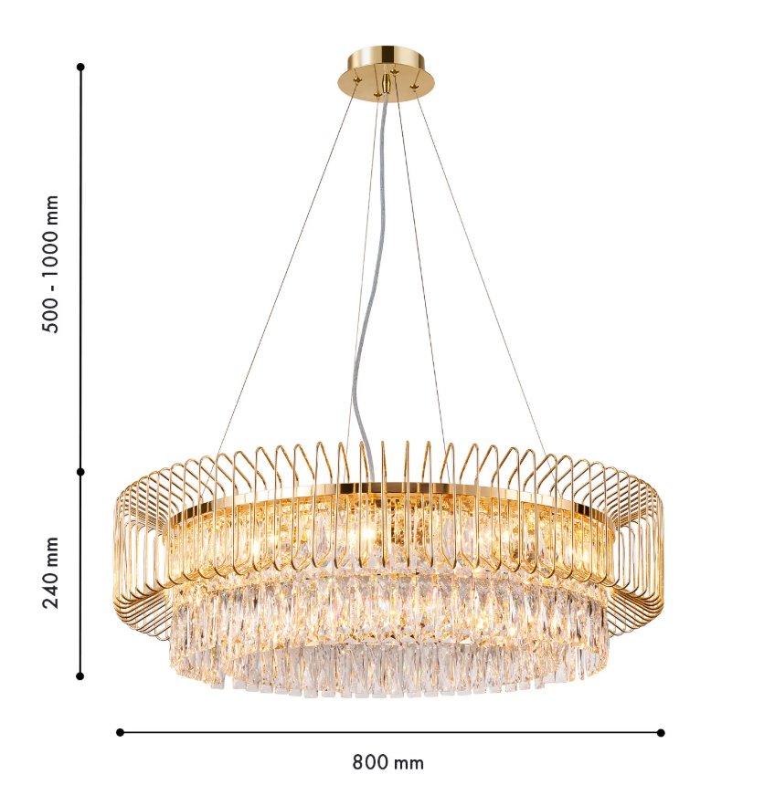 картинка Подвесная люстра Favourite 4779-10P Subito от магазина pro-decor.kz