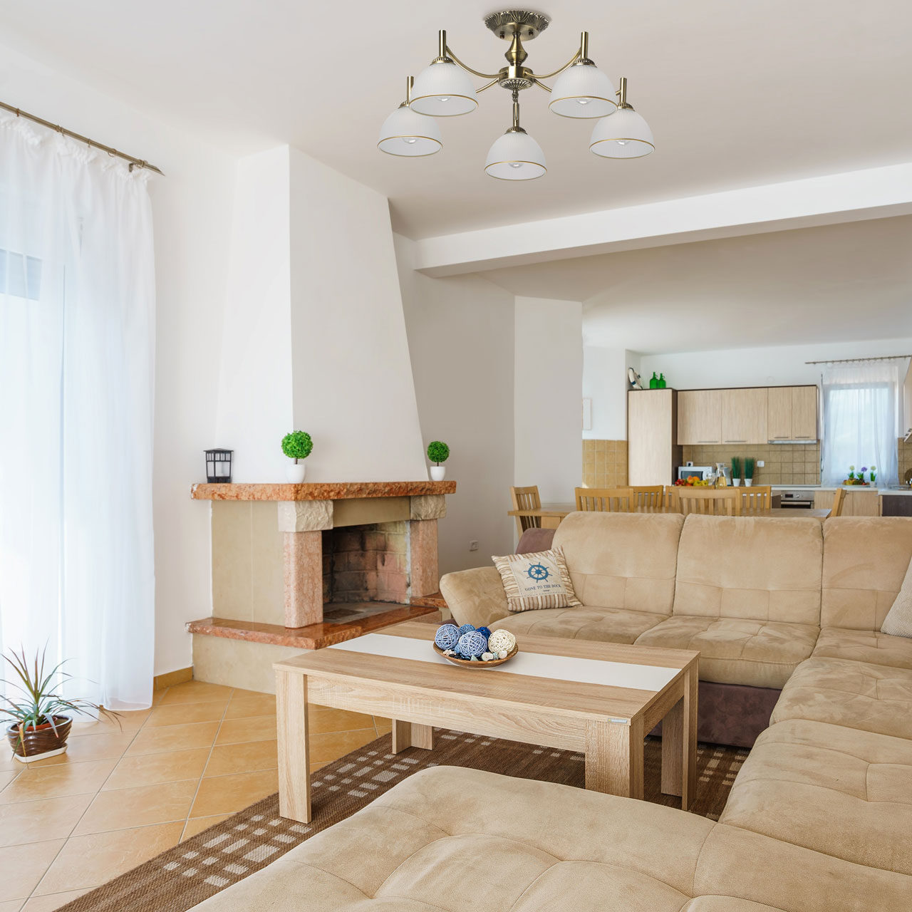 картинка 318015605 Олимп MW-light Потолочная люстра от магазина pro-decor.kz