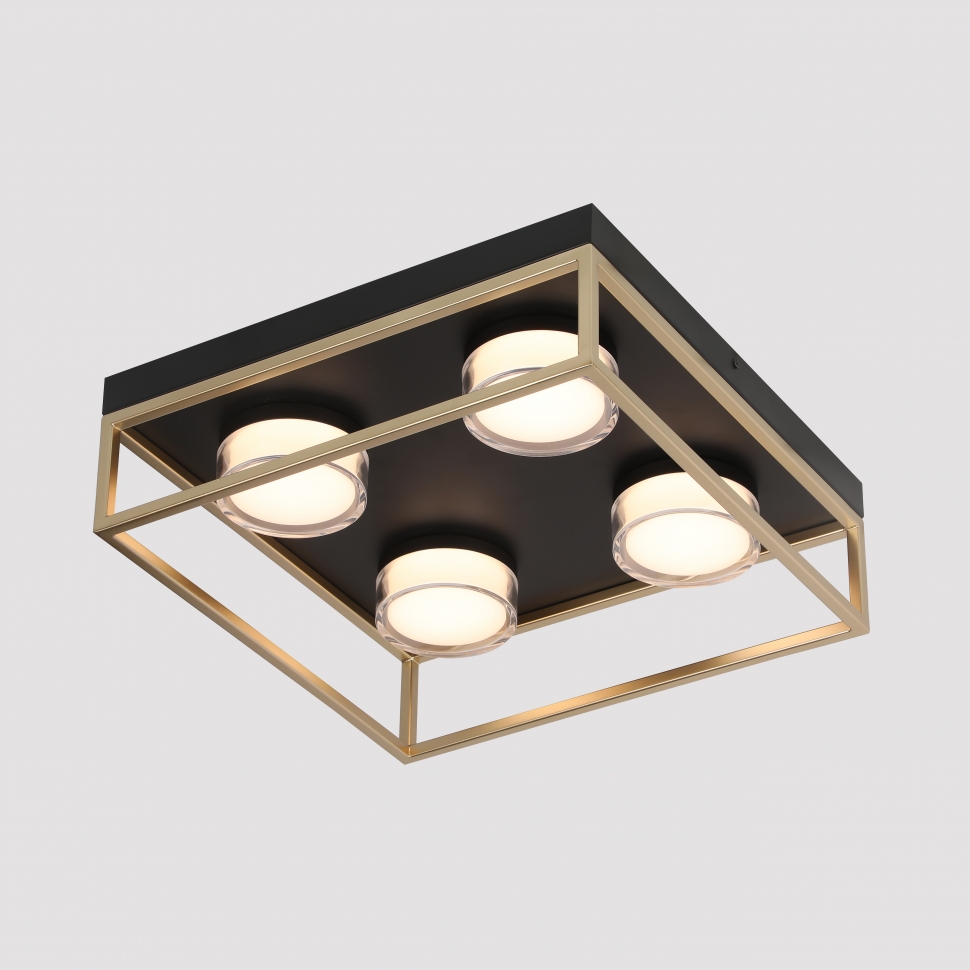 картинка Светильник потолочный iLedex Link iLedex 4778-37x37 MBK+SGD от магазина pro-decor.kz