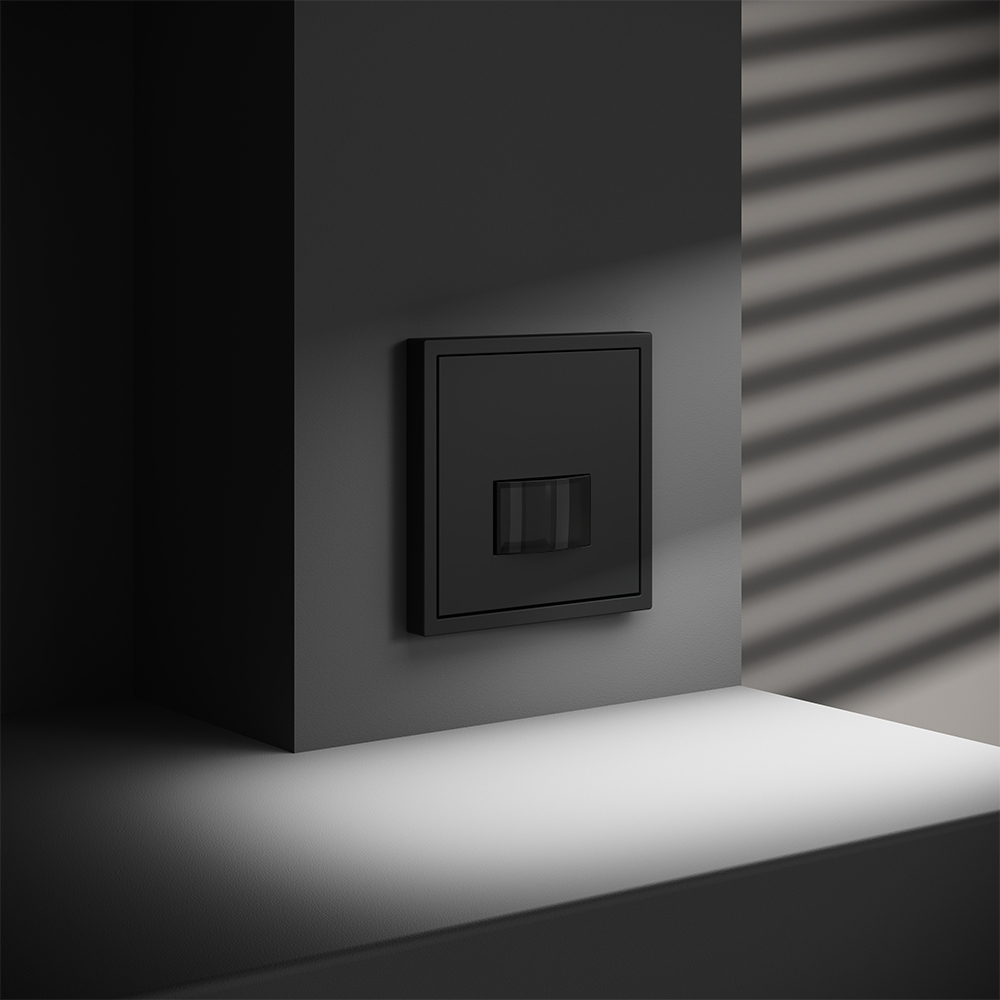 картинка Датчик движения встраиваемый VOLTUM S70, (черный матовый) VLS070508 от магазина pro-decor.kz