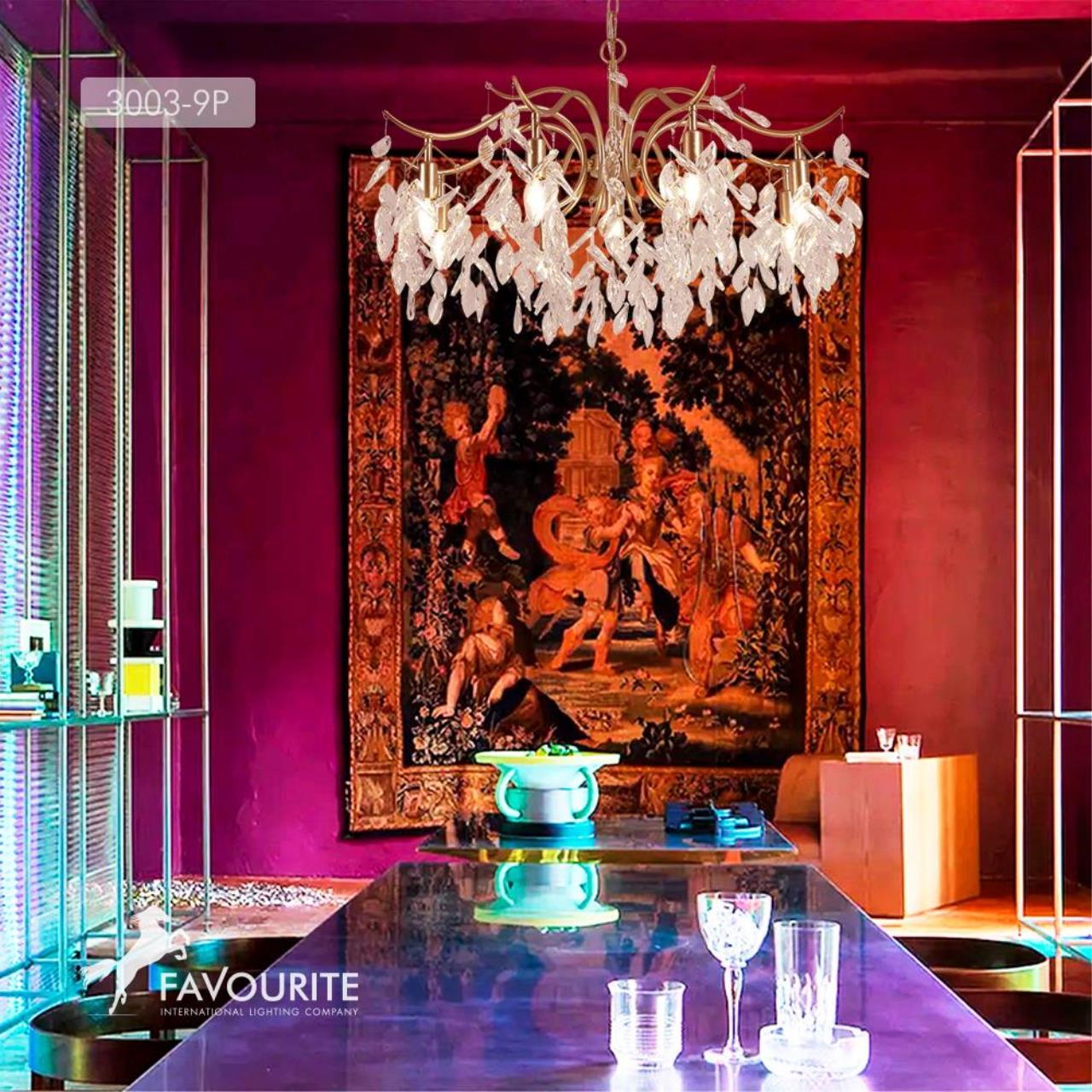 картинка Подвесная люстра Brillo 3003-9P от магазина pro-decor.kz