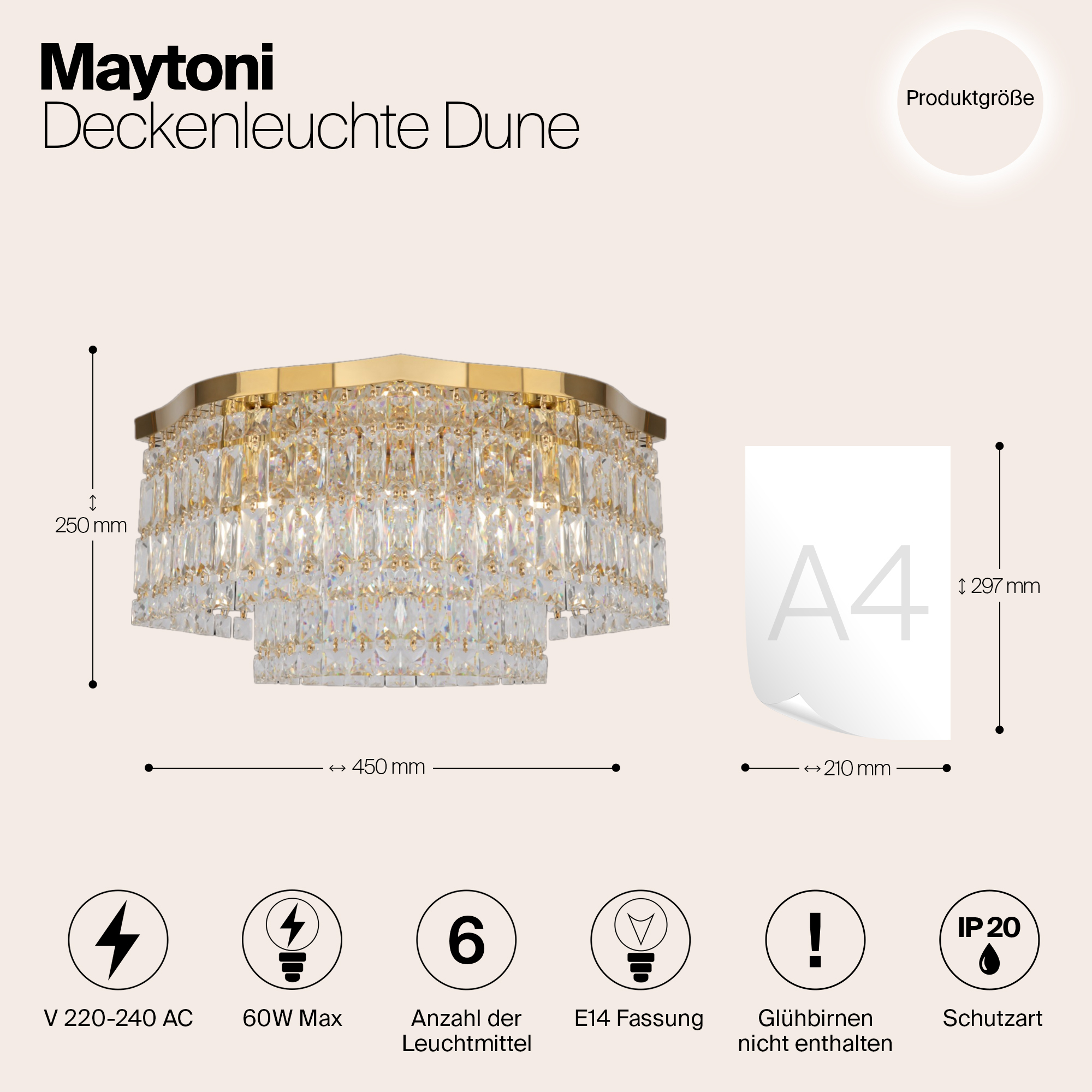 картинка Потолочный светильник Maytoni DIA005CL-06G магазин pro-decor.kz являющийся официальным дистрибьютором в Казахстане картинка Потолочный светильник Maytoni DIA005CL-06G от магазина pro-decor.kz