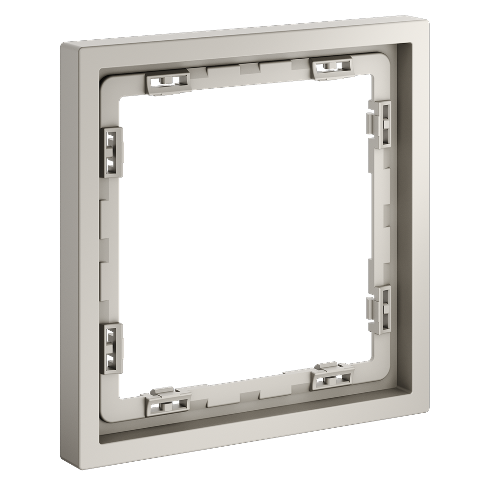 картинка Рамка пластиковая VOLTUM S70 на 1 пост, (кашемир) VLS100103 от магазина pro-decor.kz