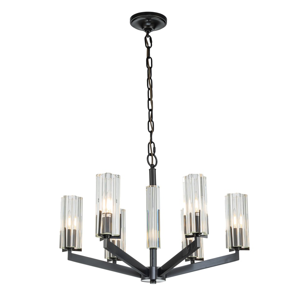 картинка Подвесная люстра Belfast Malone 6035-6 BL CL  от магазина pro-decor.kz