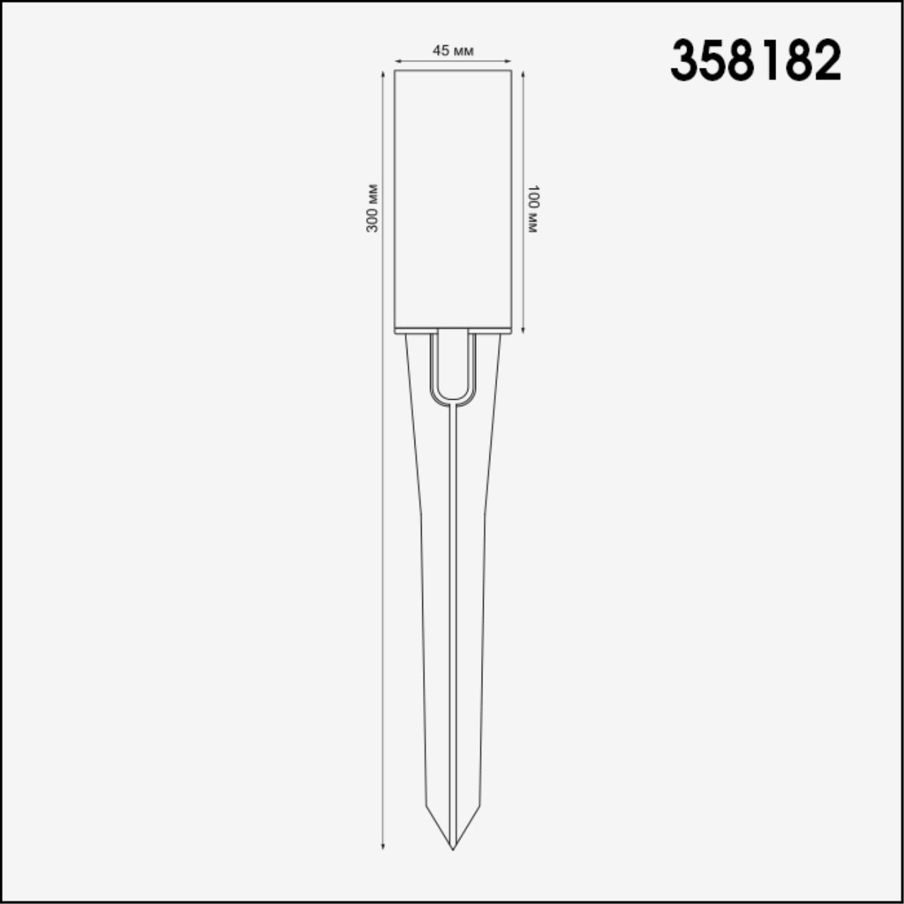 картинка Корпус для модуля Novotech Street Nokta 358182 от магазина pro-decor.kz